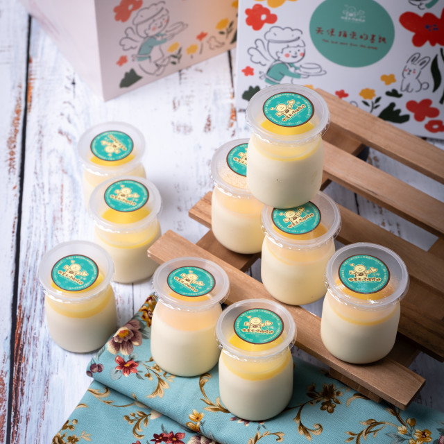 手工布丁9入禮盒(香草夫人/黑糖公爵)