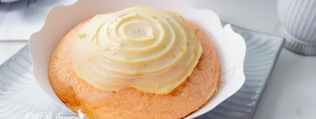 台中｜大里 母親節蛋糕 微笑天使烘焙坊 6吋蛋糕：法式巴斯克櫻桃蛋糕Ｘ檸香波士頓