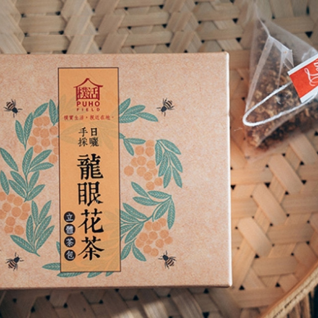 樸活龍眼花-三角立體茶包