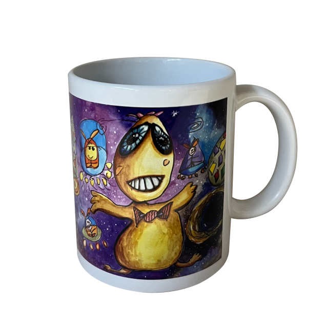 公益手繪插畫馬克杯